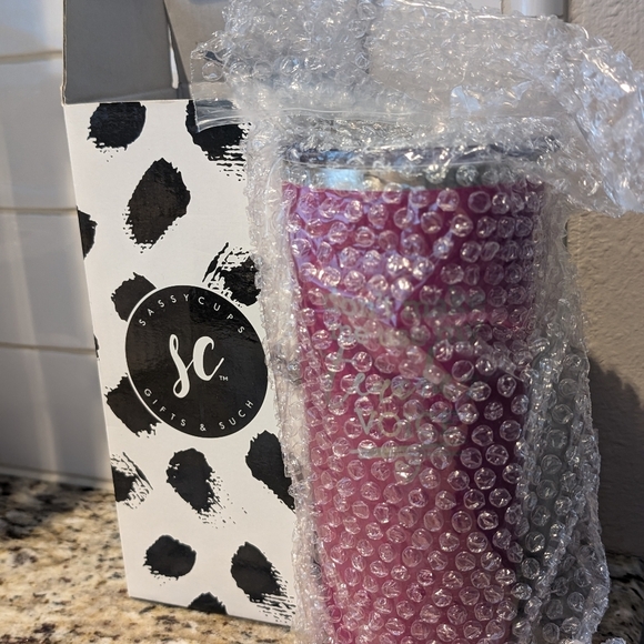 SassyCups Stainless Steel Don't Make Me Use My Teacher Voice Tumbler Pink 22 oz - Picture 8 of 8